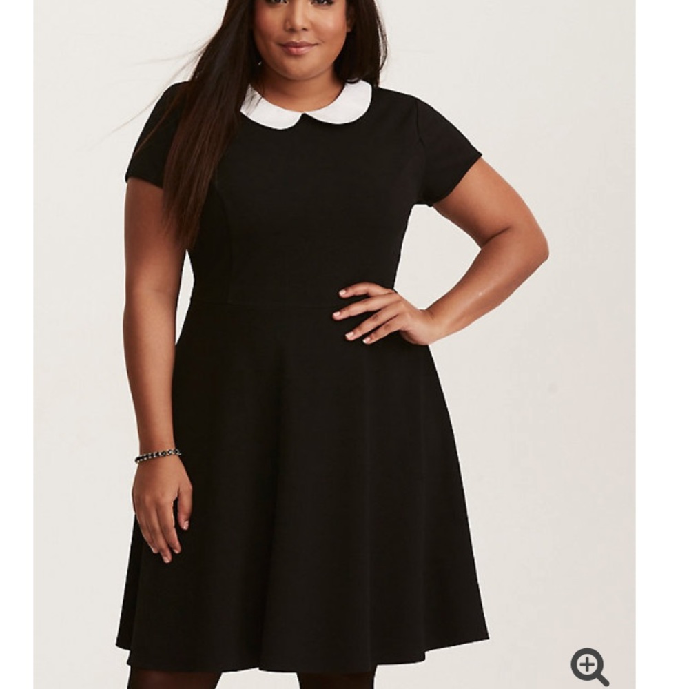 Textured Skater Dress